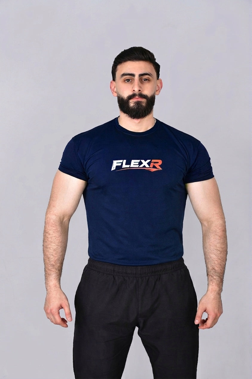 FLEXR Performance Gym T-Shirt -Navy Edition
