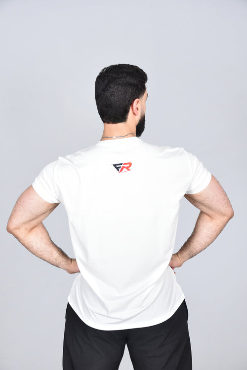 FLEXR Performance Gym T-Shirt – White Edition