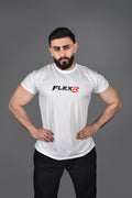 FLEXR Performance Gym T-Shirt – White Edition
